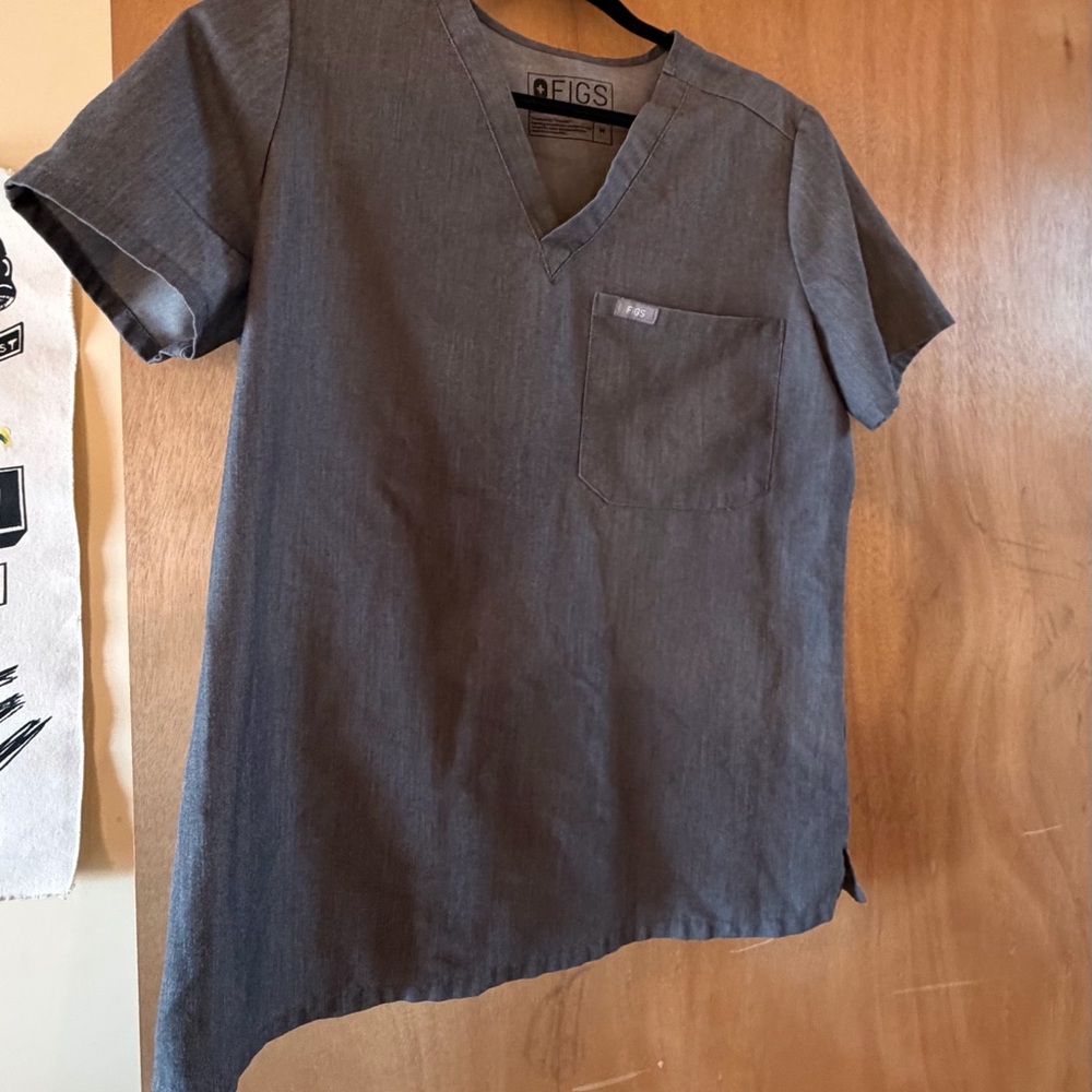 Figs scrubs: Grey “denim” color